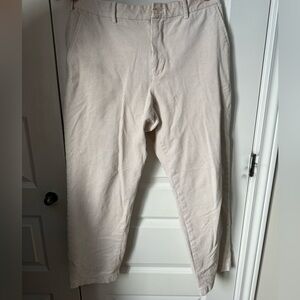 Uniqlo Men's Light Beige Corduroy Pants